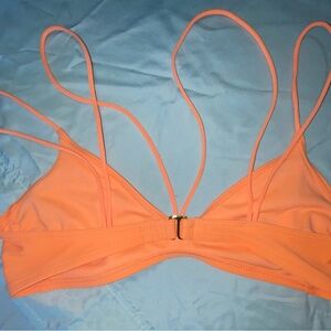 Women's Orange Bikini Top